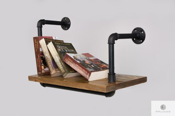 Holzregal für Bücher ins Wohnzimmer DENAR Möbelhersteller RaWood Premium Möbel