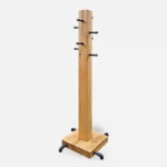 wieszak dębowy na ubrania DENAR kolor naturalny