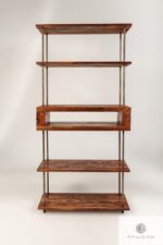 Industrieregal aus Massivholz ins Wohnzimmer HEGEL Möbelhersteller RaWood Premium Möbel