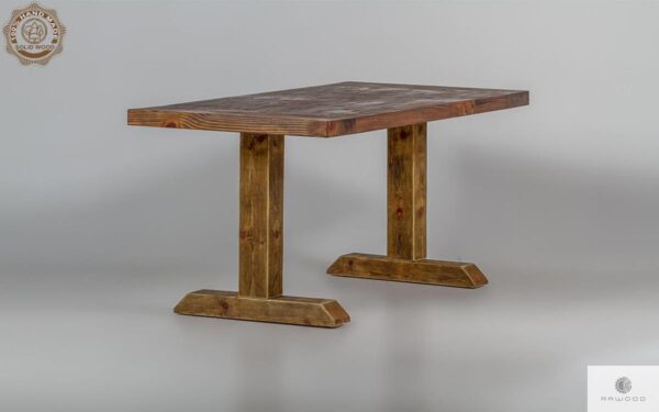 Holztisch aus Massivholz ins Esszimmer DREDD finden Sie uns auf https://www.facebook.com/RaWoodpl/