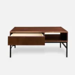 Eichenholztisch ASTOR I rustikal lackiert (4)