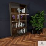 Glastürenvitrine mit Schiebetüren CLEO