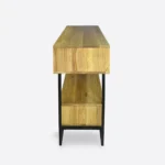 Nowoczesna konsola stolik pomocnik dębowy OLIMPIA