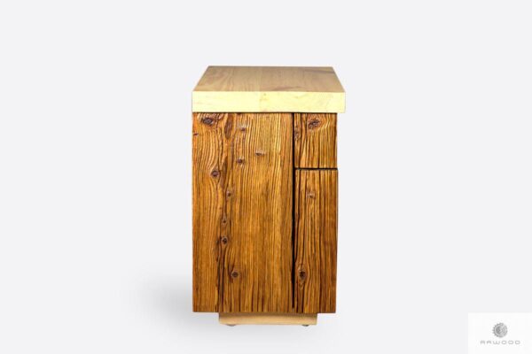 Holz Nachttisch mit Schublade nach Bestellung IKSJA