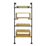 Dębowy regał na książki industrialny styl DENAR