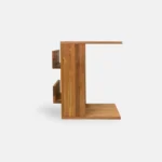 Pomocnik stolik drewniany pod laptopa do salonu