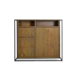 Industrial Kommode im Loft-Stil - altes Holz