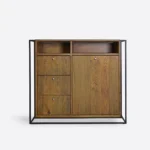 Industrial Kommode im Loft-Stil - altes Holz