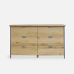 Komoda dębowa z uchwytami HUGON