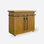 Kiefernholz-Kommode im industriellen Stil DENAR