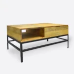 Dębowa ława z otwieranym pojemnikiem ASTOR