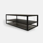 Industrialna ława dębowa do salonu IBSEN