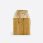 Ławka dębowa z naturalną krawędzią HUGON