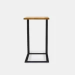 Loft-Helfer Beistelltisch aus Massivholz und Metall IBSEN