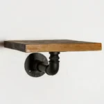 Półka ścienna industrialna DENAR - kolor antyk