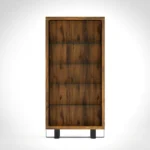 Eiche Vitrine Regal für das Wohnzimmer oder Arbeitsbüro MOCCA