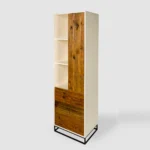 Säulenregal aus Massivholz und Platte ADEO