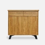 Industrialna komoda dębowa z szufladami VITA olej dąb antyczny (3)