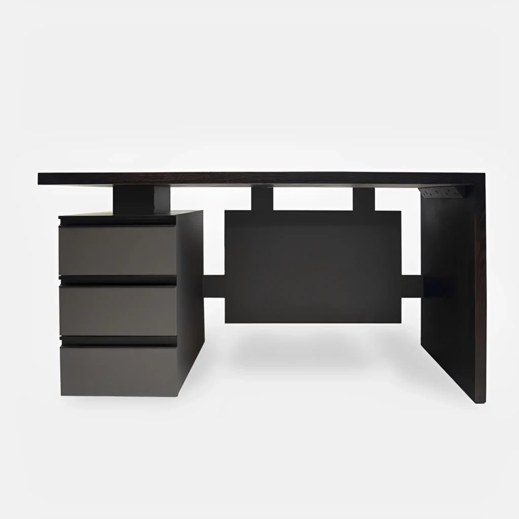 Büroschreibtisch aus Eichenholz mit Open-Space-Konzept und Schubladen BOSS