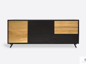 Modern Holz Fernsehschrank ins Wohnzimmer CARLA
