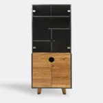 Drewniany słupek z półkami witryna GRAND