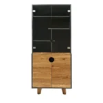 Drewniany słupek z półkami witryna GRAND