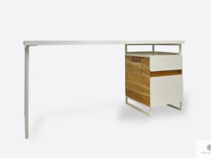 Weiß Eiche Schreibtisch mit Schublade Schrank ins Arbeitzimmer DORIS