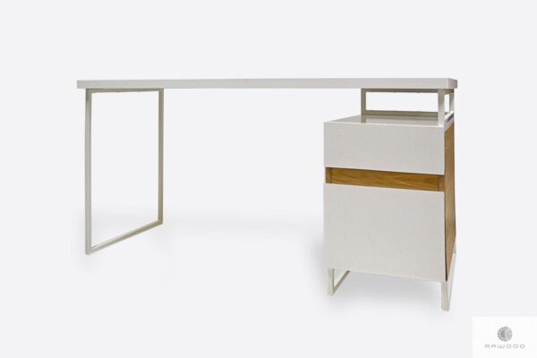 Modern Eiche Schreibtisch mit Container ins Arbeitzimmer DORIS