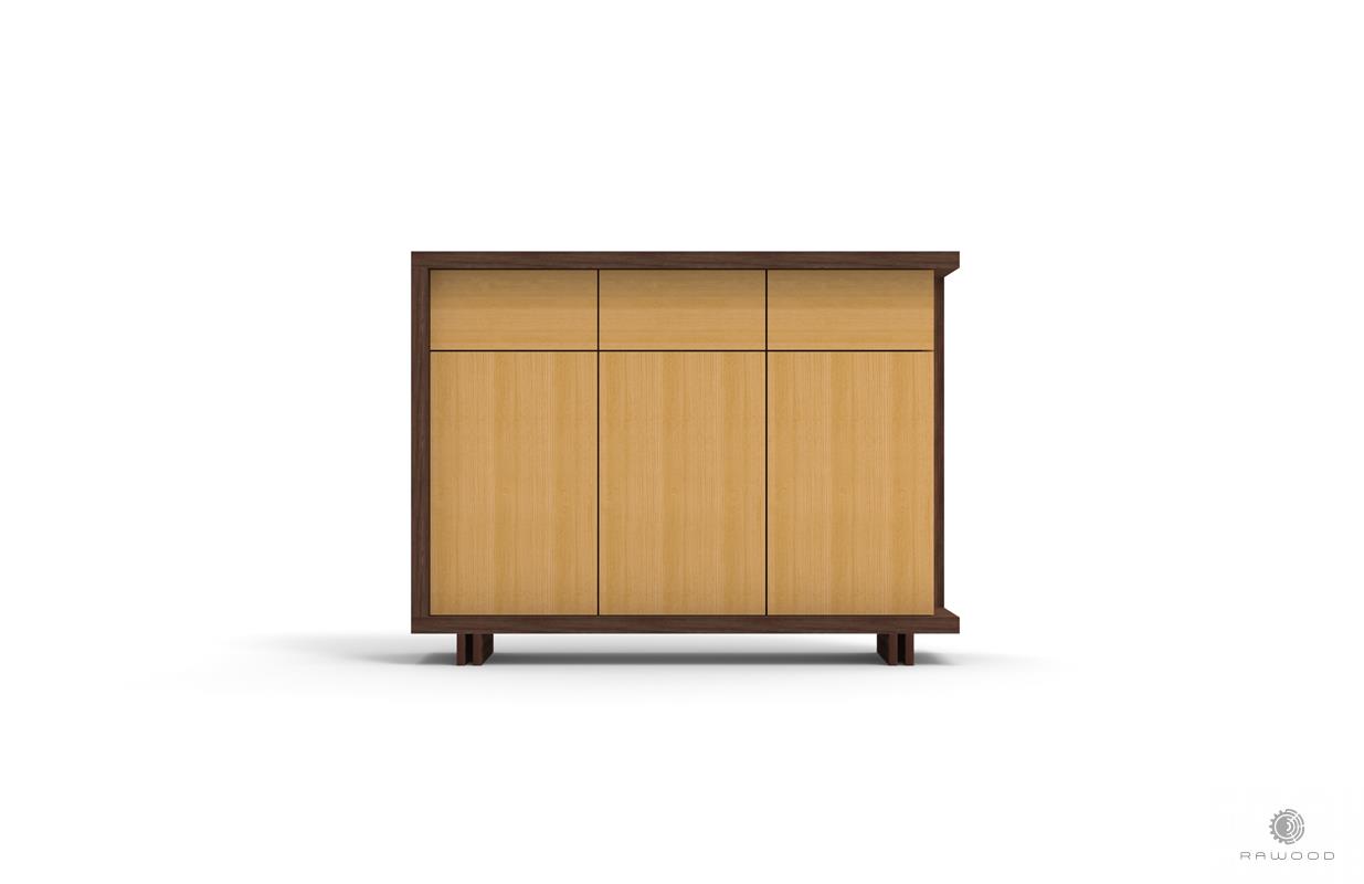 Moderne Kommode mit Schubladen auf Holzbeinen NESTON Möbelhersteller RaWood Premium Möbel