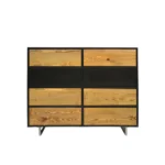 Elegante moderne Massivholzkommode NESCA II