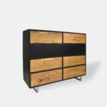 Elegante moderne Massivholzkommode NESCA II