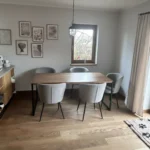 stół dębowy blat NESCA II lakier TERRA