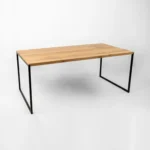 Elegancki stół z dębowego drewna litego do jadalni salonu NESCA