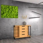 Komoda dębowa z szufladami lite drewno do salonu WALT