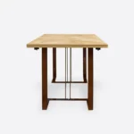 Stół z dostawkami blat jodełka MERIDIAN