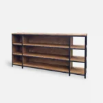 Regał dębowy industrialny HUGON lakier TERRA (2)