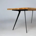 Blat dębowy surowy - krawędź prosta