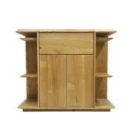 Eichenholz-Bar für Alkohol und Gläser für Esszimmer oder Wohnzimmer CARMEN I