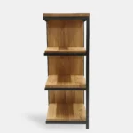 Loft-Eichenregal für Wohnzimmer oder Arbeitsbüro HUGON