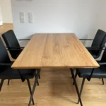 Eiche Tischplatte, lackiert und geölt - schweizerische Kanten