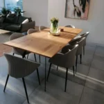 Eiche Tischplatte, lackiert und geölt - schweizerische Kanten