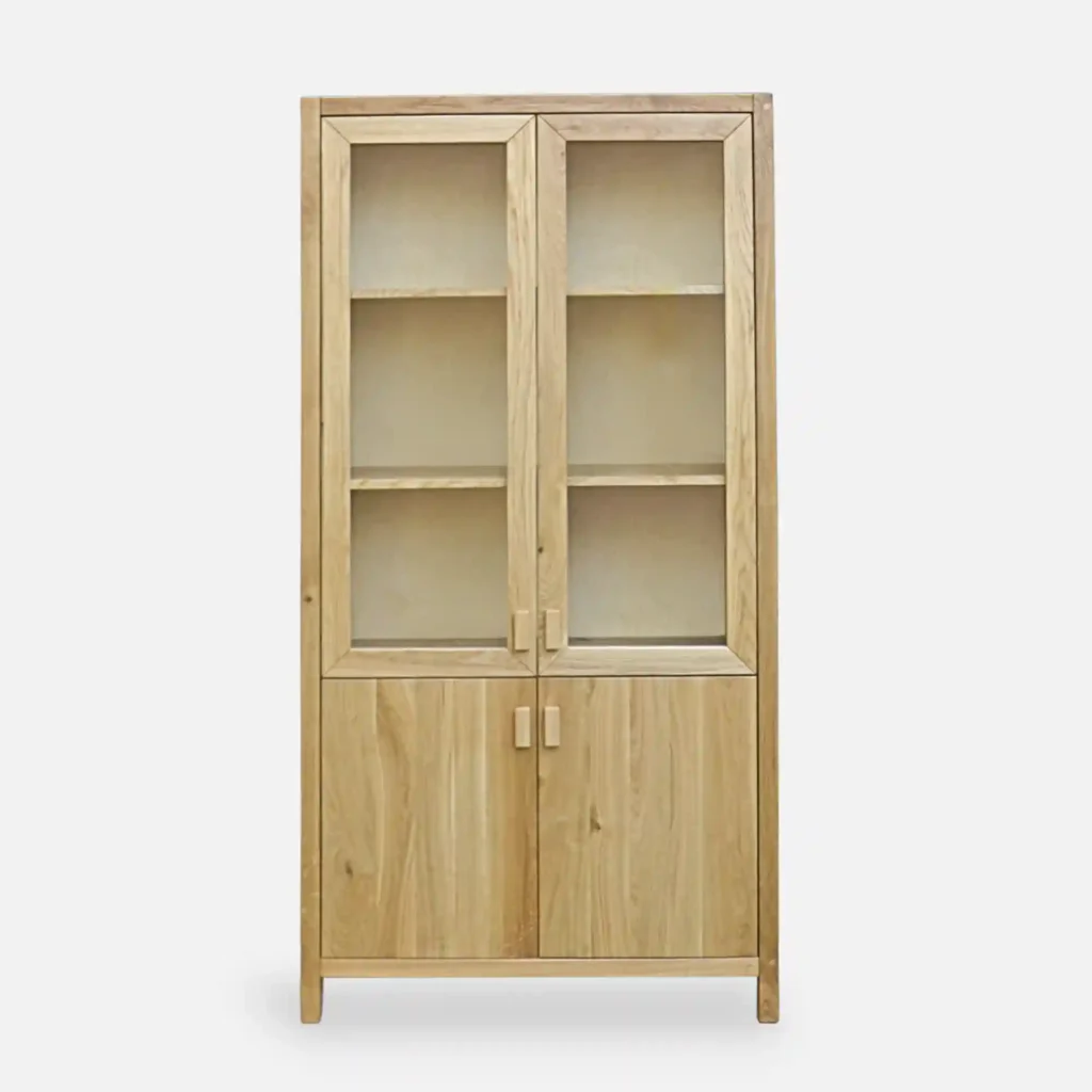 witryna dębowa do salonu DAVOS