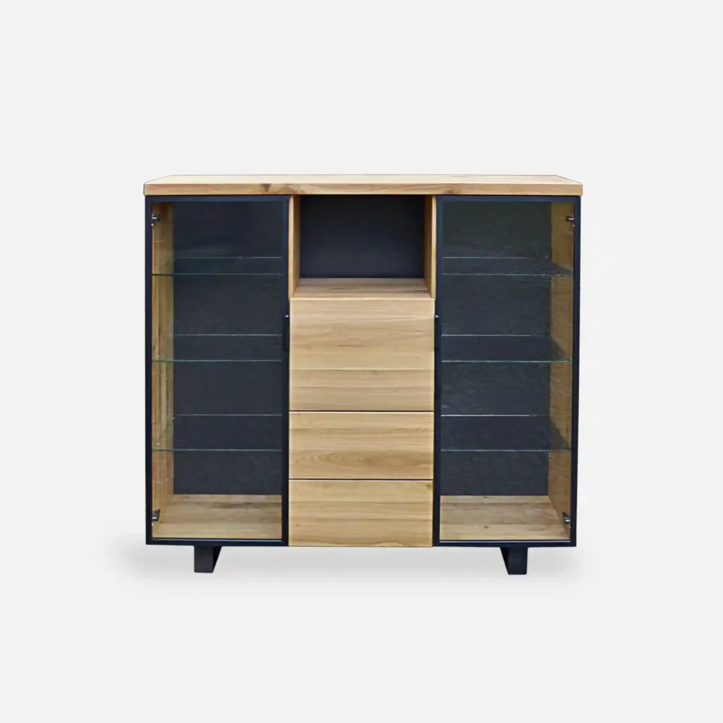 Dębowy barek na alkohol DELIO