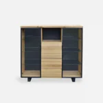 Dębowy barek na alkohol DELIO