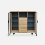 Dębowy barek na alkohol DELIO