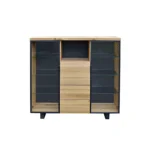 Dębowy barek na alkohol DELIO