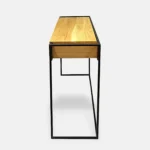 Eichenholz-Industrial-Konsole im Loft-Stil mit Schubladen KING