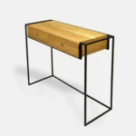 Eichenholz-Industrial-Konsole im Loft-Stil mit Schubladen KING