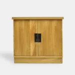 Eichenkommode mit Regalen aus Massivholz WALT II