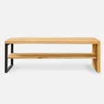 debowa lawka z polka do przedpokoju hugon (1)